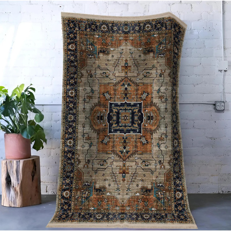 Tapis intérieur / extérieur Sean School, Rectangle 3 pi 4 po x 5 pi