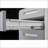 File Cabinet, 3-Drawer Mobile Under Desk with Lock, for Legal/Letter/A4 Files, Black | Metal | Modern-2098291323