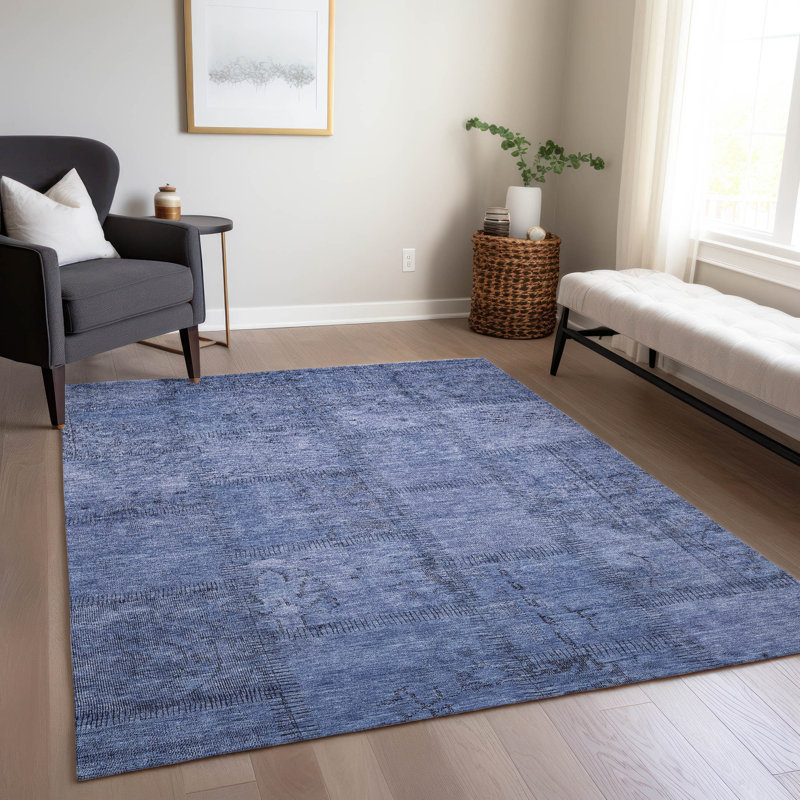 Tapis intérieur / extérieur Refat avec envers antidérapant, Rectangle 5 pi x 7 pi 6 po
