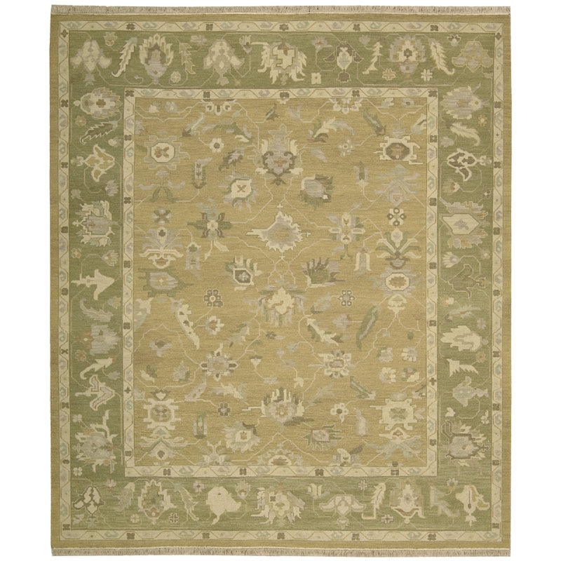 Zinvor Wool Oriental Indoor Rug, Rectangle 7'9" x 9'9"