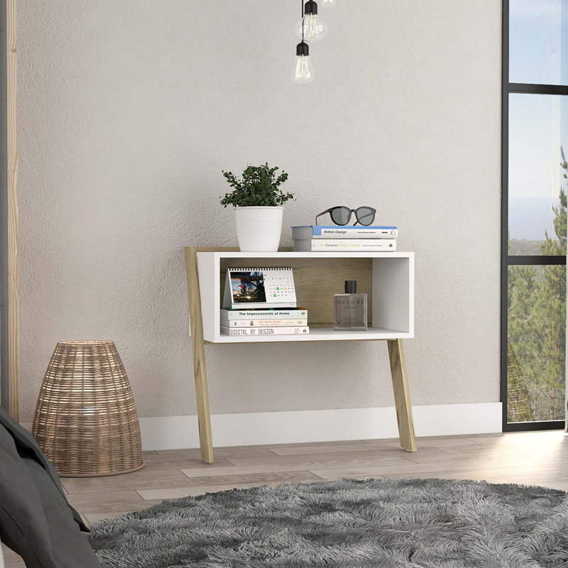 Table de chevet en bois