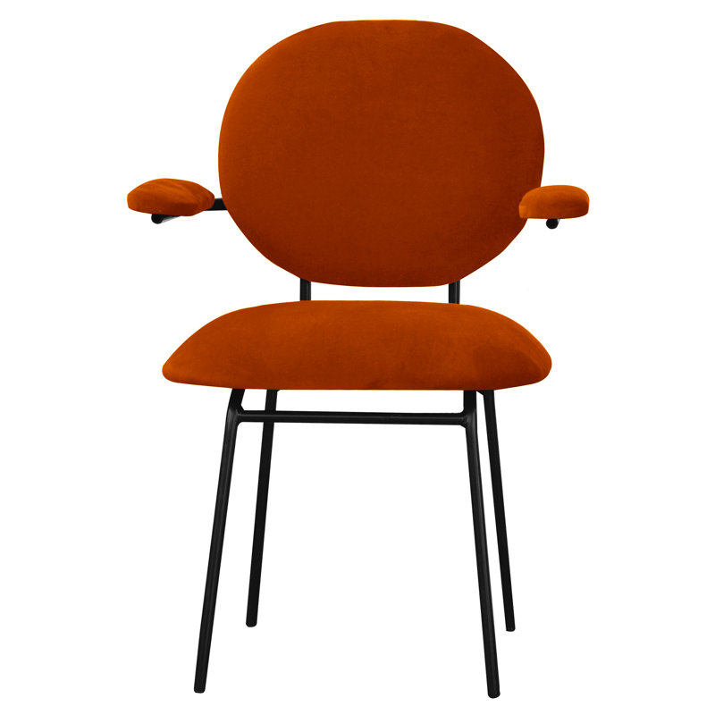 Upholstered Armchair, Terracotta