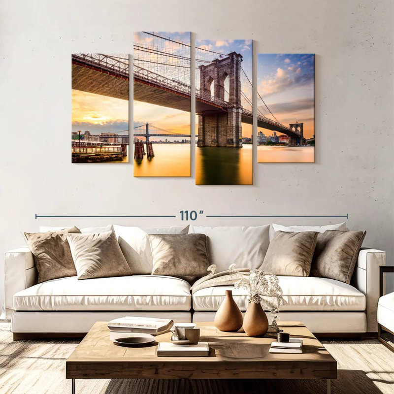 Scenic Brooklyn Bridge
