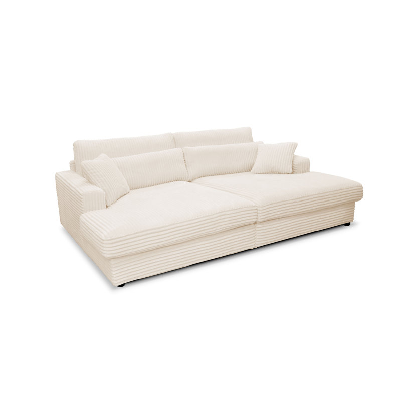 Rishabh Sleeper Sofa, Cream