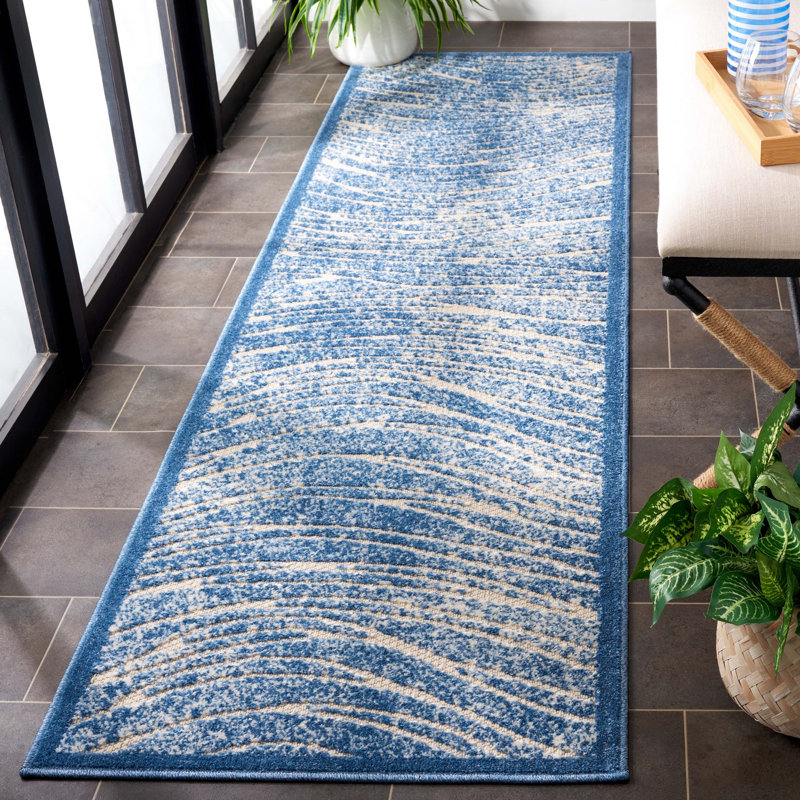 Cottage Performance Abstract Rug, Runner 2'3'' x 8'