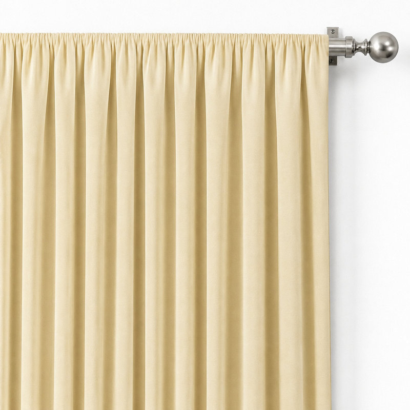 Solid Velvet | Velluto Fabric, Cream
