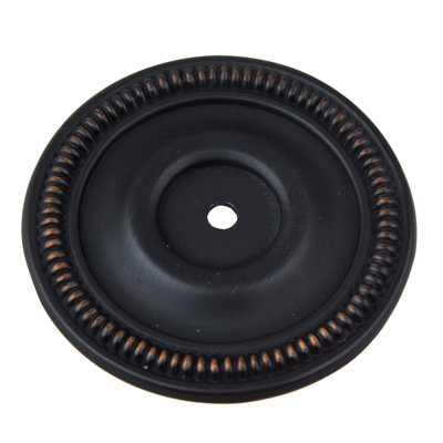 Round Cabinet Knob Backplate