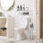 White Freestanding Over The Toilet Storage Shelf