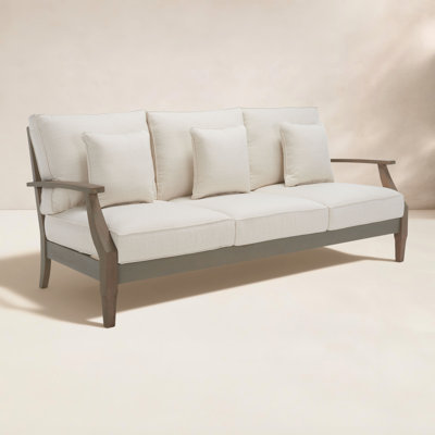 Samya 82" Eucalyptus Patio Sofa