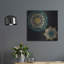 «Midnight Rosette 4» par Chariklia Zarris, art mural en métal-278490146