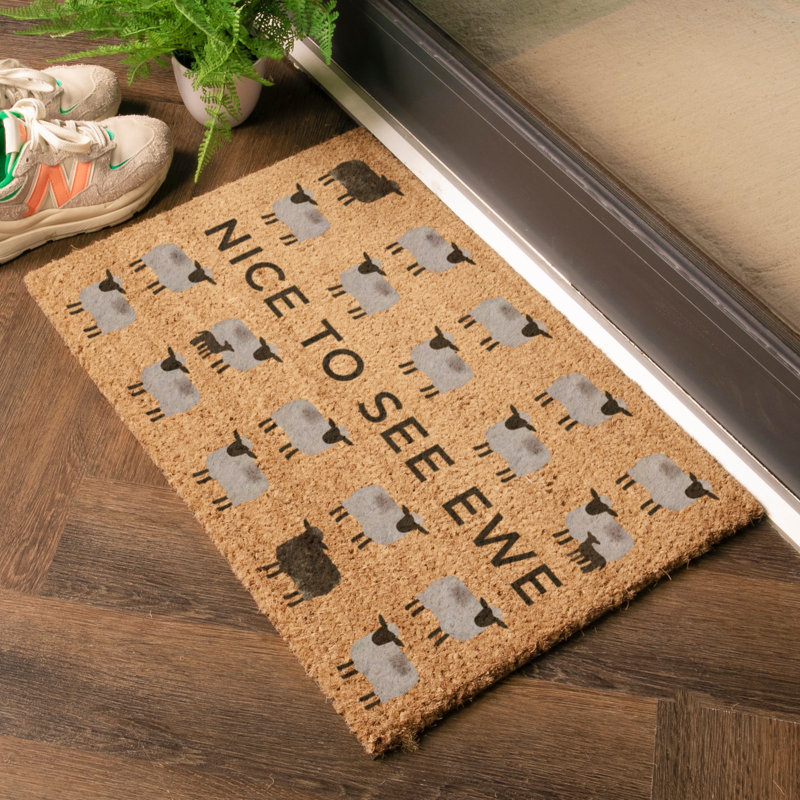 Non-Slip Doormat, 40cm W x 60cm L