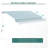 Patio Retractable Awning with Manual Crank, Exterior Sun Shade-112161310-112161280