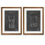 «Barware Blueprint I» par Antonyus Bunjamin (Abe) - ensemble de 2 reproductions d'art encadrées-921238734-921232699-921232696