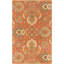 Tapis oriental en laine touffeté à la main terre cuite / orange / sauge poussiéreux Aaron-1684364094