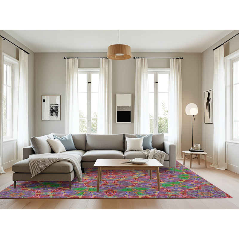 Tapis mauve, Rectangle 8 pi x 10 pi
