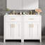 Meuble-lavabo moderne de 48 po avec portes à fermeture douce et rangement généreux Modern-992324437