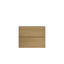 Armoire murale moderne en chêne naturel - deux tiroirs, unité d'organisation de salle de bain en chêne, rangement élégant-375222326