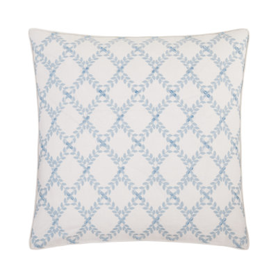 Dominca Embroidered Lattice Euro Sham