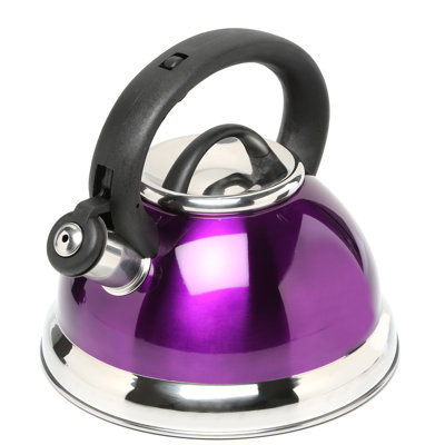 Creative Home Alexa 3 Quarts Stainless Steel Whistling Stovetop Tea Kettle