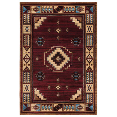 Elwell Southwestern Water Resistant Kitchen Mat