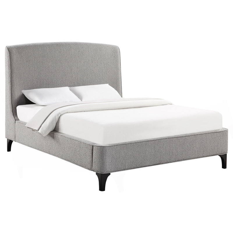 Harper Light Grey Eastern King Platform Bed