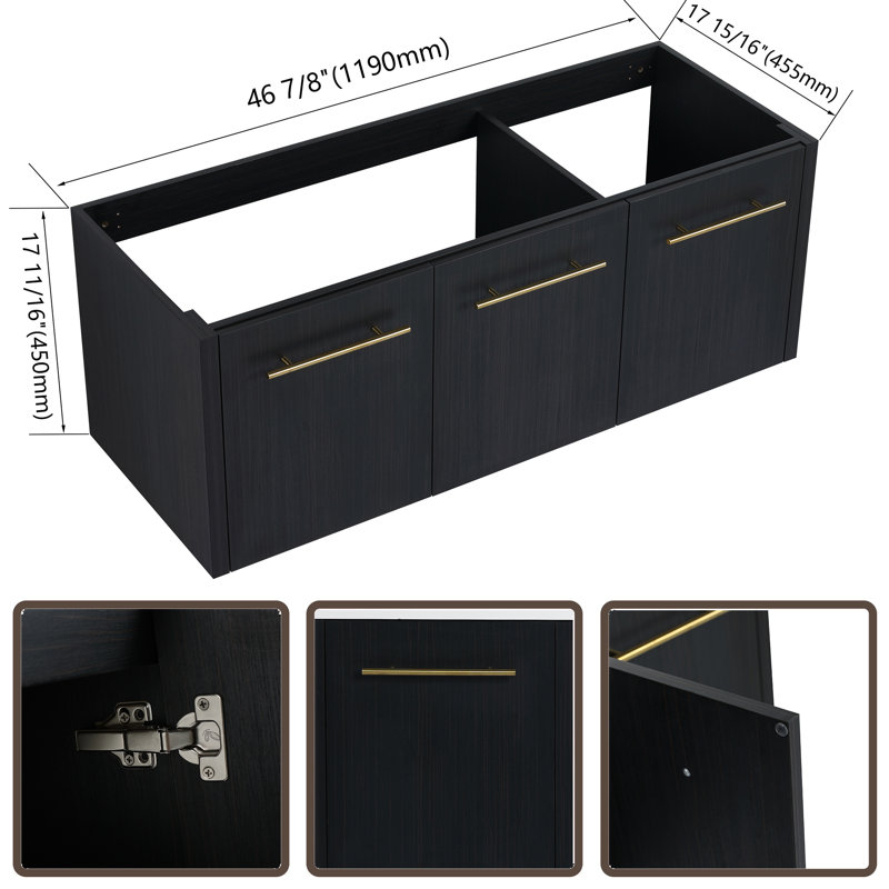 47'' Single Bathroom Vanity Base Only