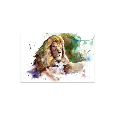 Lion And Lamb by Dean Crouser - Unframed Graphic Art