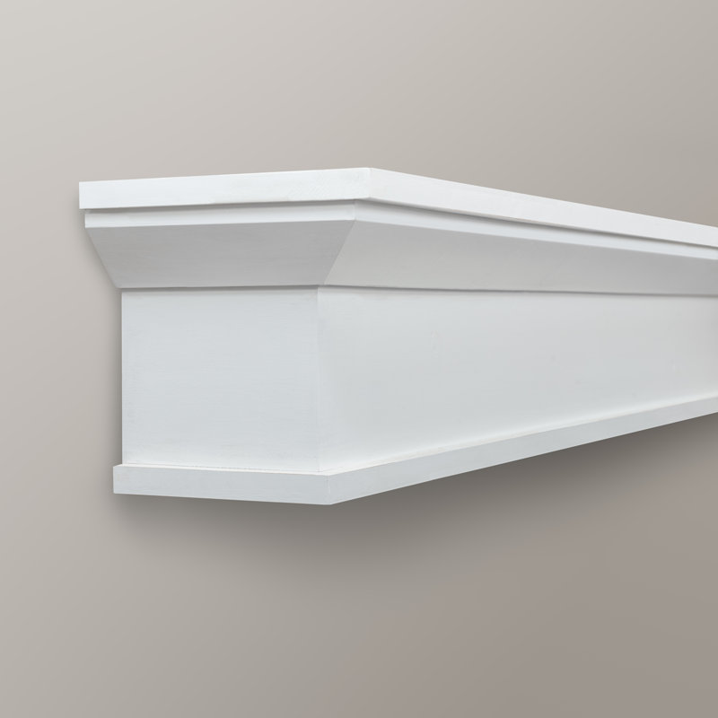 Hiromichi Fireplace Mantel, 72", White