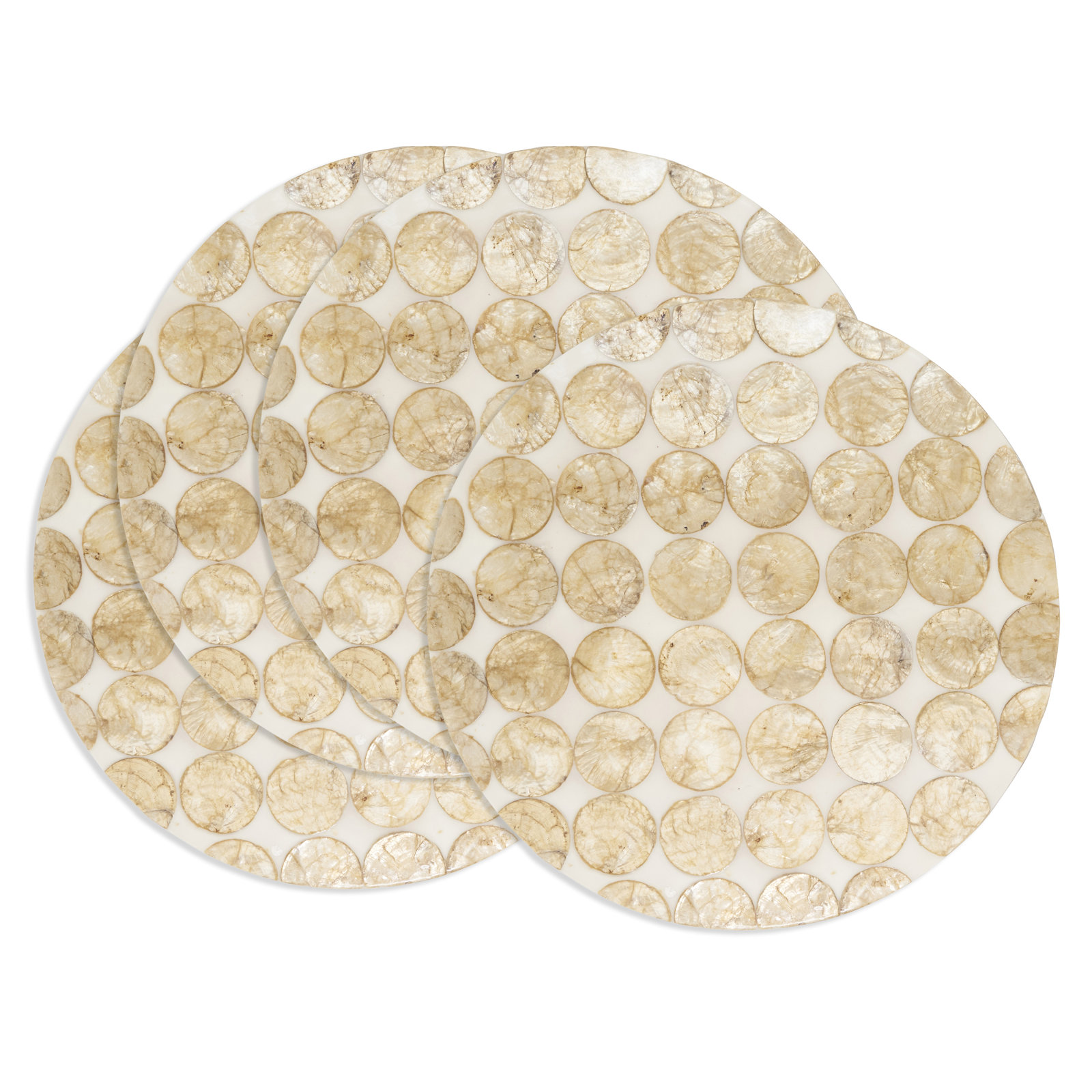 Talaria Collection Talaria Capiz Placemat, Ivory