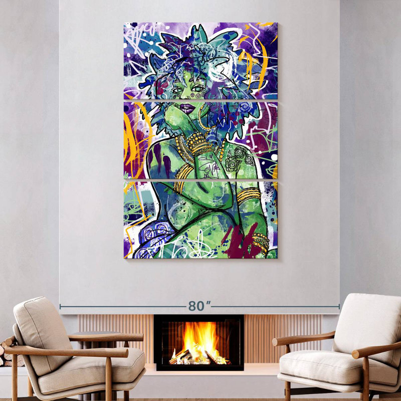 Leisha Subira, 74" H x 48" W