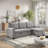 77 Inch Reversible Sectional Storage Sleeper Sofa Bed,L-Shape 2 Seat Sectional Chaise With Storage,Skin-Feeling Velvet Fabric, For Living Room Furniture-879674719