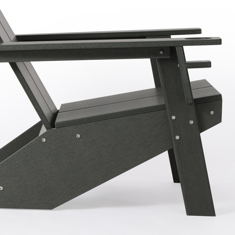 Modern Poly Adirondack Chair (Set Of 4), Grey