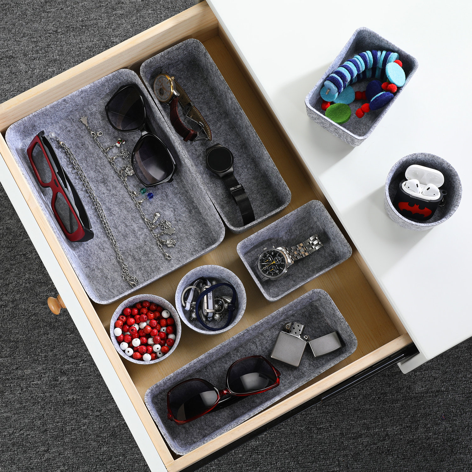 Organizer Set, Gray