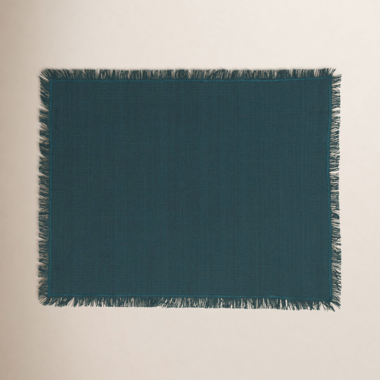 Essential Cotton Placemat, Peacock