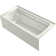 Archer® 66" X 32" Integral Apron Heated Bubblemassage™ Air Bath and Whirlpool with Right-Hand Drain