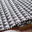 Addie geometric hand flatwoven and recycled P.E.T. Black/white rug-1004519631
