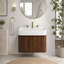 Meuble-lavabo suspendu avec lavabo intégré en surface solide et armoire de rangement en bois de noyer pour espaces modernes-1291188877-1291188872