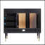 Meuble-lavabo de 36 po avec lavabo en céramique et meuble de rangement en rotin avec deux portes et un tiroir-1172225351