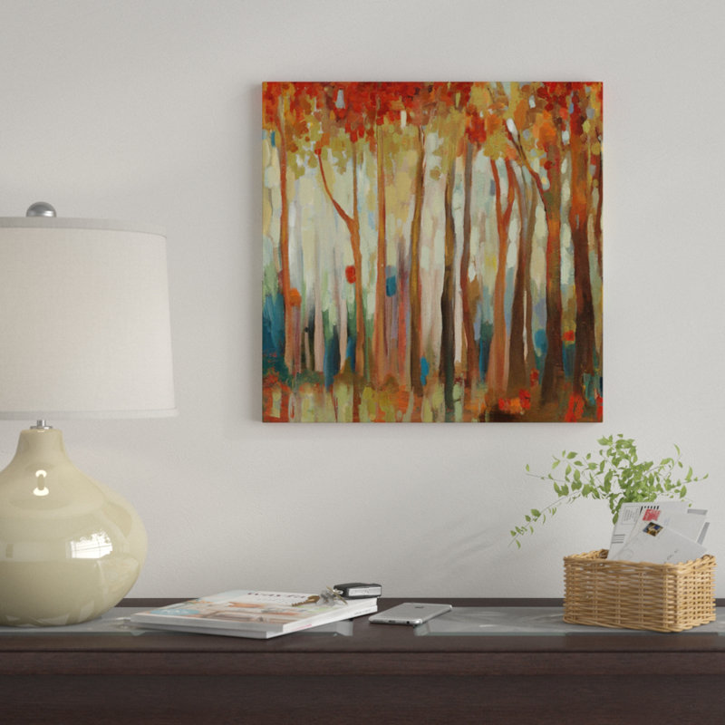 «Marble Forest II», impression sur toile, H 12 po x l 12 po x P 0,75 po, Toile tendue, Pas de tapis