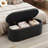 Farmhouse Style Fabric Solid Wood Storage Bench with Flip Top | Entryway Organizer-672679186