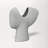 Y Shaped Terra-cotta Abstract Vase-525801151