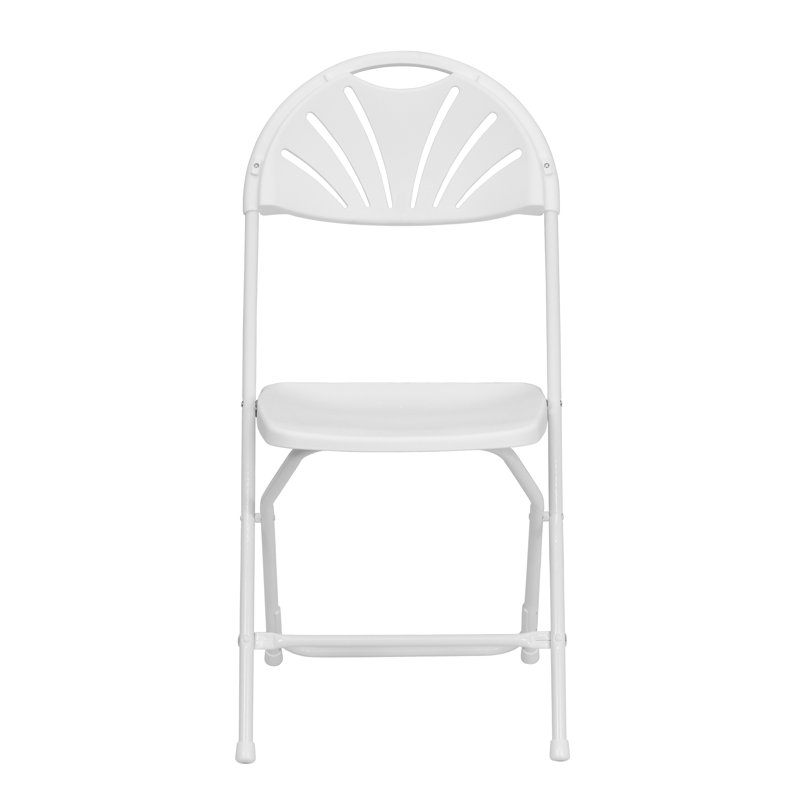 Chaise en plastique à dossier ventilé de 650 lb pour utilisation commerciale et événements, Ensemble de 24 pièces