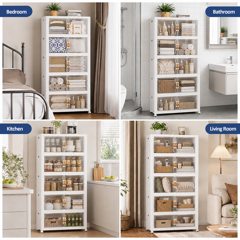 Bacs de rangement 30 po 825 QT, White-165QT, 5