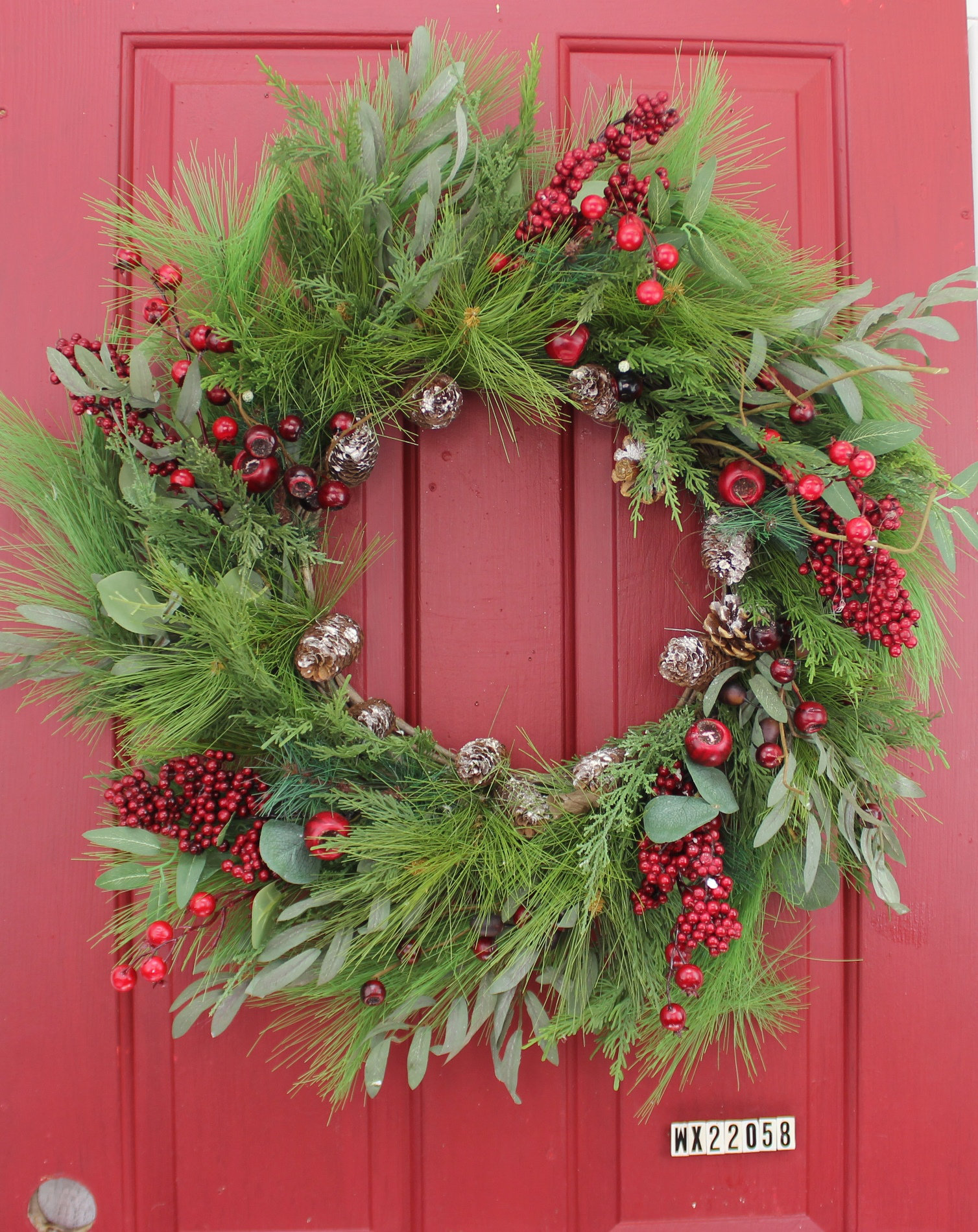 The Holiday Aisle® Handcrafted Faux Pinecone 28'' Wreath | Wayfair