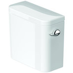 Duravit No.1 Single Flush Right Lever Toilet Tank