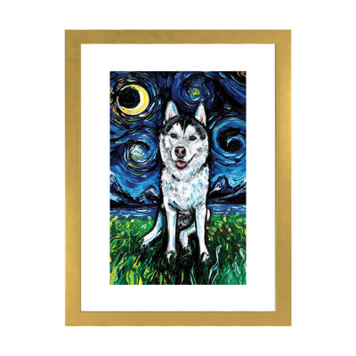" Husky Night II " by Aja Trier