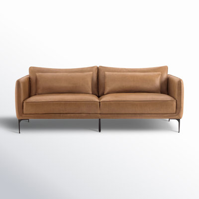 Rae Genuine Leather Upholstered Sofa