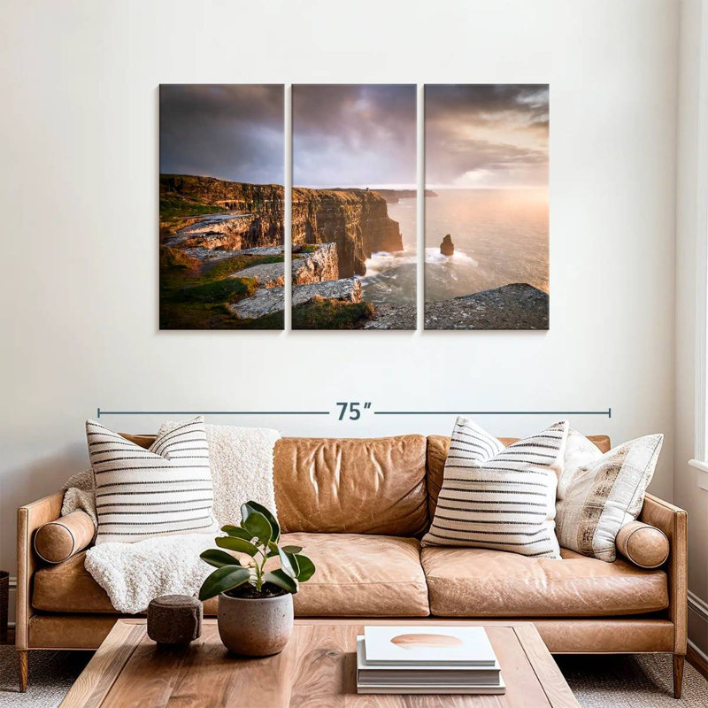 Nicci Cliffs Of Moher Sunset Hues, 36" H x 57" W