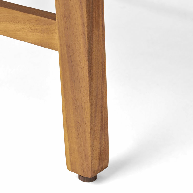 Fauteuil en acacia, Crème