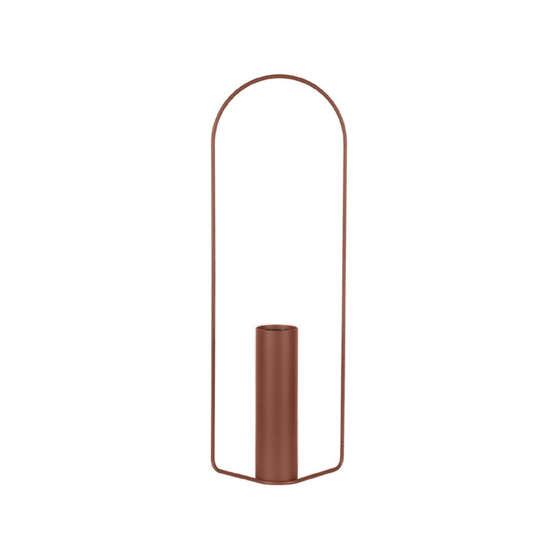 Itac Floor Vase, Red Ochre